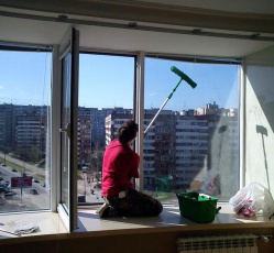 Мытье окон в однокомнатной квартире Щёкино